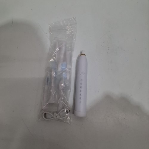 SONIC ELECTRIC TOOTHBRUSH WITH 6 REPLACEABLE BRUSHES - 3.7V 1W 500MAH - WHITE image 3