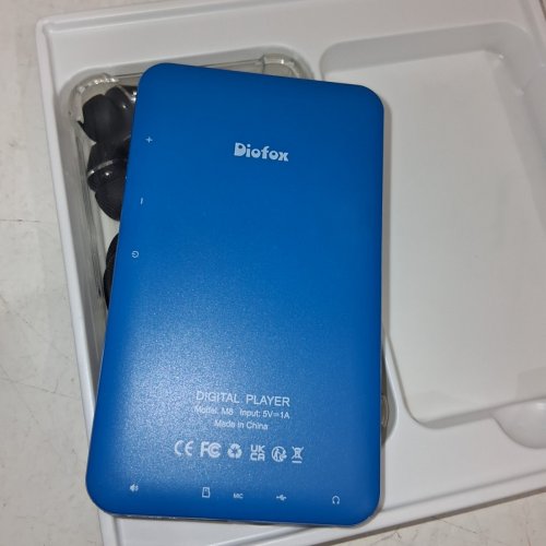 DIOFOX MP3 DIGITAL PLAYER WITH PARENTAL CONTROL - 5V 1A INPUT - BLUE (MODEL: M8) image 4