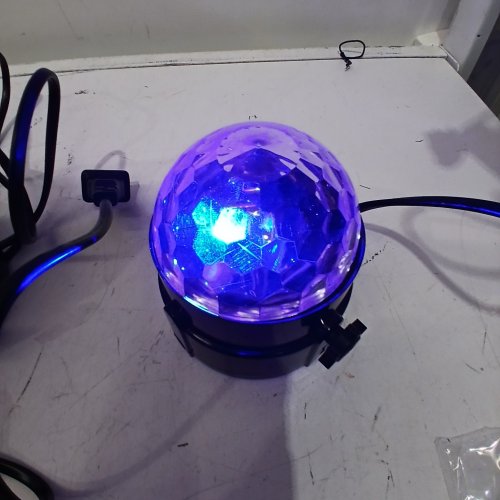2PK APECOSE DISCO BALL PARTY LIGHTS - BLACK image 2
