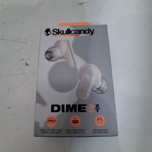 SKULLCANDY DIME 3 XT WIRELESS EARBUDS WITH CHARGING CASE - LIGHT GREY (S2DGY) image 4
