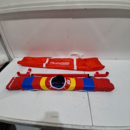 GOSPORTS BULLSEYE BOUNCE CORNHOLE TOSS GAME - 3FT X 2FT - RED/BLUE (MODEL: CH-05-BULLSEYE) image 2