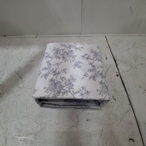 SWIFT HOME MICROFIBER SHEET SET - QUEEN; FLAT SHEET 90" X 102"; FITTED SHEET 60" X 80" - 14"; 2 PILLOWCASES 20" X 30" - BLUE FLORAL (STYLE: SHSS4-007) image 2