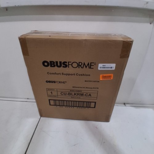 OBUSFORME MEMORY FOAM BACK CUSHION - 16"X13" - BLACK (MODEL: CU-BLKRM-CA) image 4