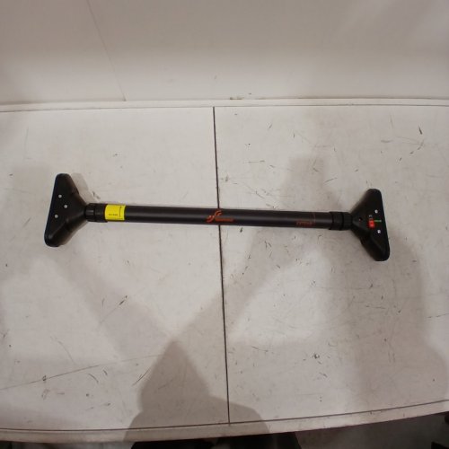 SPORTNEER ADJUSTABLE WIDTH LOCKING MECHANISM NO SCREWS AT HOME PULL UP BAR - 29.5" - 37" 400LBS MAX - BLACK/ORANGE - (MODEL: Y22-82000-90) image 2