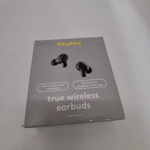 HEYDAY TRUE WIRELESS BLUETOOTH EARBUDS WITH ACTIVE NOISE CANCELING - BLACK image 6