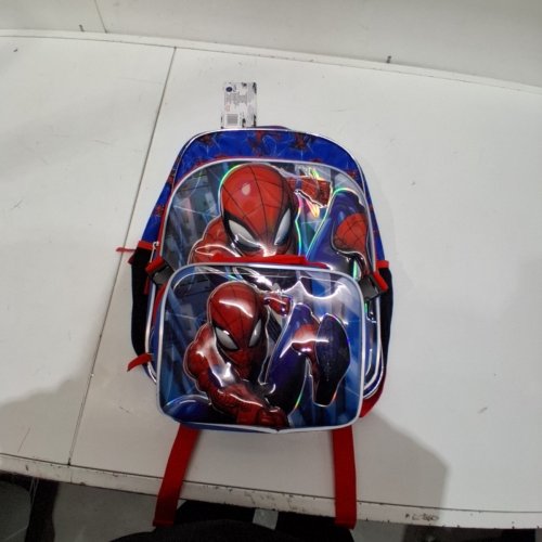 2PC SPIDERMAN BACKPACK AND LUNCHBOX SET - RED/BLUE image 2