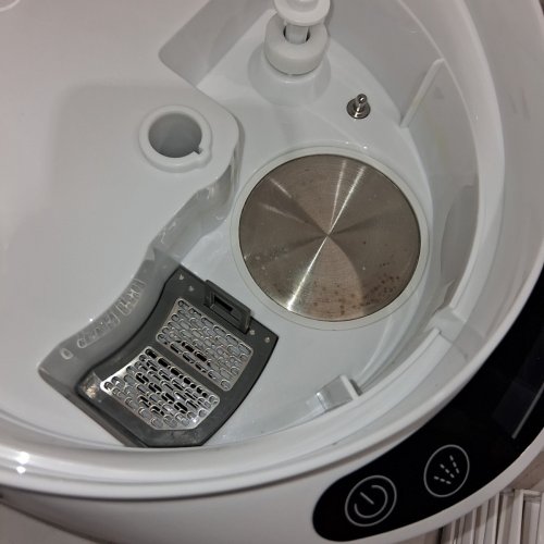 BABY BREZZA BOTTLE WASHER PRO ALL-IN-ONE STERILIZER & DRYER - HOLDS 4 BOTTLES - GREY/WHITE (MODEL: BRZ0103) image 4