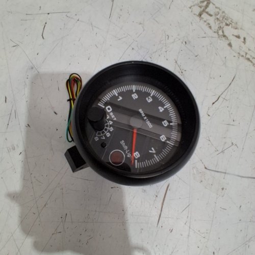 AMDOHAI AUTOMOTIVE TACHOMETER GAUGE WITH SHIFT LIGHT - 0-8000 RPM - 3.75" - BLACK image 4