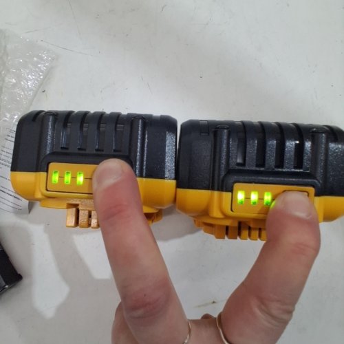 2PK KIGWOF 12AH REPLACEMENT BATTERY FOR DEWALT 20V - YELLOW/BLACK image 2