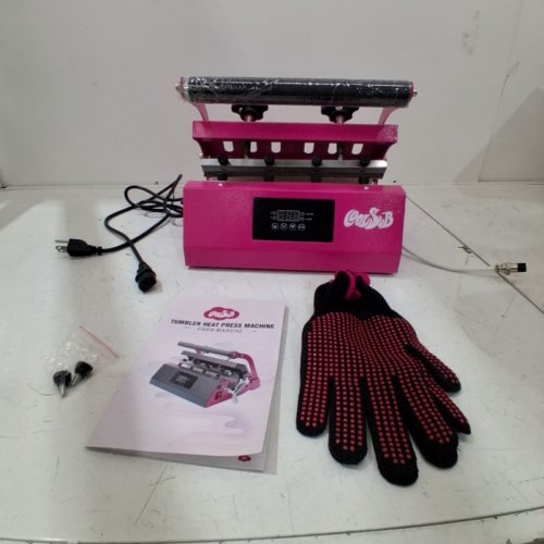 COOLSUB 110 V HEAT PRESS MACHINE, MUG & DRINKWARE PRESS MACHINE, HEAT TRANSFER FOR SUBLIMATION MUGS & TUMBLERS - PINK image 4