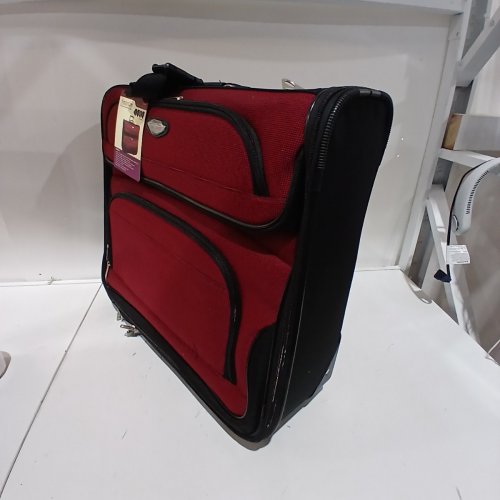 TRAVELERS CHOICE TRAVEL SELECT AMSTERDAM BUSINESS ROLLING GARMENT BAG - 21" - BURGUNDY (MODEL: TS6944) image 4
