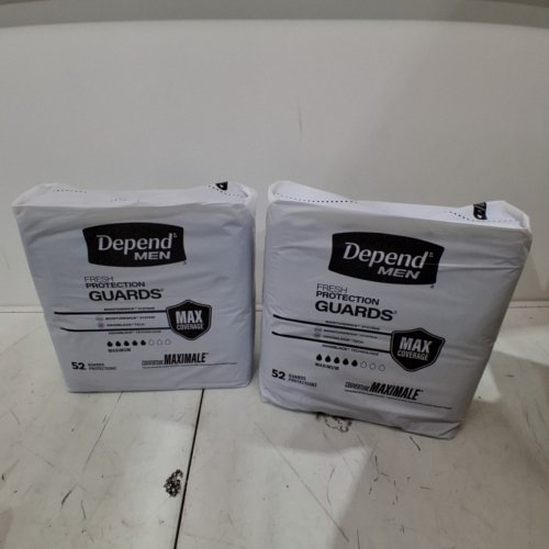 104PK MENS DEPENDS GUARDS MAXIMUM PROTECTION (MODEL: 58415) image 2