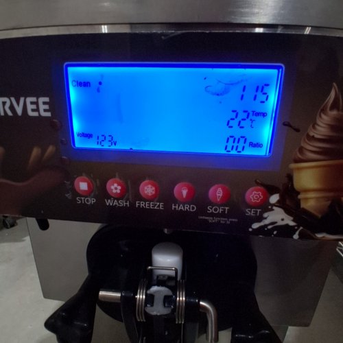 GARVEE COMMERCIAL SINGLE-FLAVOR SOFT SERVE ICE CREAM MACHINE WITH SELF CLEANING - MAKES 5-7GAL PER HOUR - STAINLESS STEEL - (MODEL: SJ21EJ) image 5
