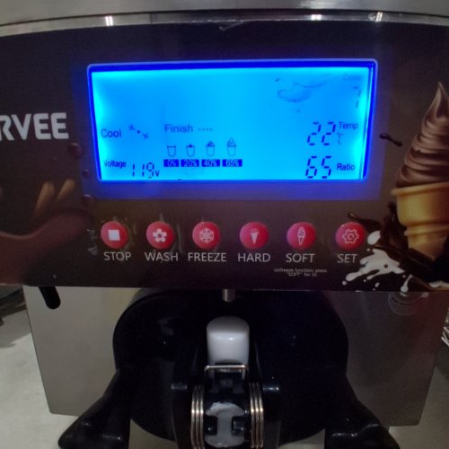 GARVEE COMMERCIAL SINGLE-FLAVOR SOFT SERVE ICE CREAM MACHINE WITH SELF CLEANING - MAKES 5-7GAL PER HOUR - STAINLESS STEEL - (MODEL: SJ21EJ) image 6