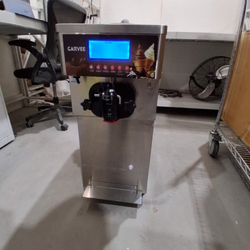 GARVEE COMMERCIAL SINGLE-FLAVOR SOFT SERVE ICE CREAM MACHINE WITH SELF CLEANING - MAKES 5-7GAL PER HOUR - STAINLESS STEEL - (MODEL: SJ21EJ) image 8