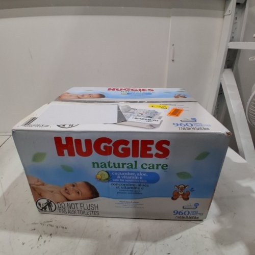 5PK HUGGIES NATURAL CARE BABY WIPES - 840 WIPES image 4