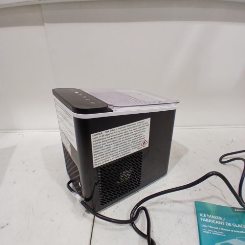 EUHOMY SELF-CLEANING BULLET COUNTERTOP PORTABLE ICE MAKER WITH ICE SCOOP - MAKES 27LB PER DAY - BLACK (MODEL: IM021-BBL-CAEH) image 8
