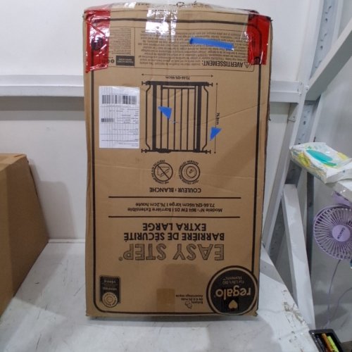 REGALO EASY STEP EXTRA WIDE BABY GATE - 30" X 29"-49" - WHITE (MODEL: 1164 EW DS) image 4