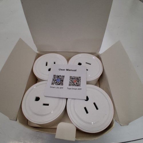 4PK SHPREE WIFI SMART PLUGS - WORKS WITH ALEXA & GOOGLE HOME - AC 100-240 V, 10A MAX - WHITE (MODEL: LSPA6) image 2