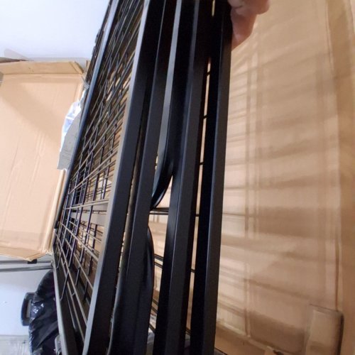 6PK FXW ADJUSTABLE WIRE DOG GATE PANELS - 32" X 27" - BLACK - (MODEL: 1234-3206-BK-3V30) image 3
