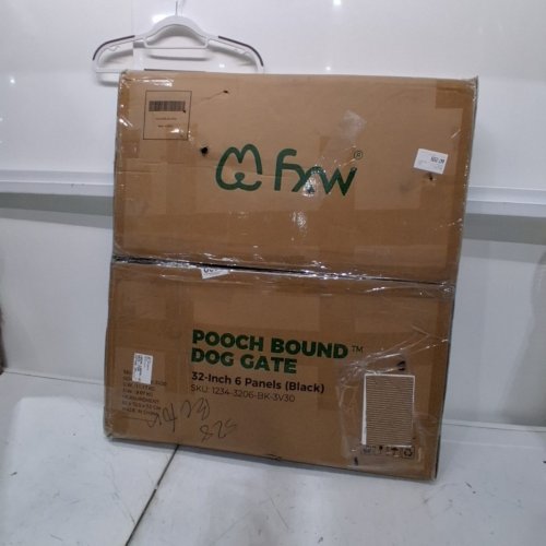 6PK FXW ADJUSTABLE WIRE DOG GATE PANELS - 32" X 27" - BLACK - (MODEL: 1234-3206-BK-3V30) image 4