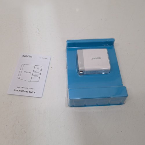 ANKER ULTRA FAST CHARGING 2-PORT USB WALL CHARGER BLOCK - 24W - WHITE (MODEL: A2021) image 2