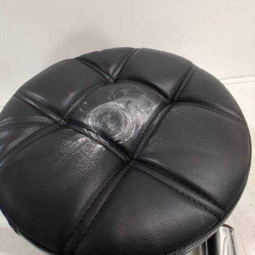 YEEZEE HEAVY DUTY ROLLING SHOP STOOL - 14" SEAT - BLACK image 3