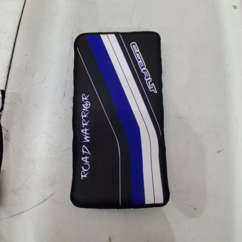 KIDS ROAD WARRIOR STREET HOCKEY GOALIE BLOCKER AND CATCH GLOVE SET - BLACK BLUE WHITE (ITEM: ROA-HOG-CBSB7-FR) image 3
