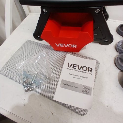 VEVOR MECHANICS STOOL - 4" WHEELS 330LBS CAP (MODEL- BLC9010) image 4