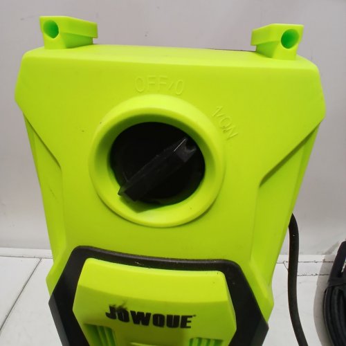 JOWQUE ELECTRIC PRESSURE WASHER WITH 4 NOZZLES AND FOAM CANNON - 4800 PSI - 2.8 GPM - BLACK/GREEN (MODEL: image 2