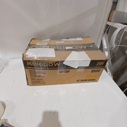 MEKIPOW CORDLESS ELECTRIC SNOW SHOVEL WITH LCD DISPLAY, COMPATIBLE WITH DEWALT 20V BATTERY - *TOOL ONLY* - 12" - YELLOW/BLACK (MODEL: MKP1005) image 4