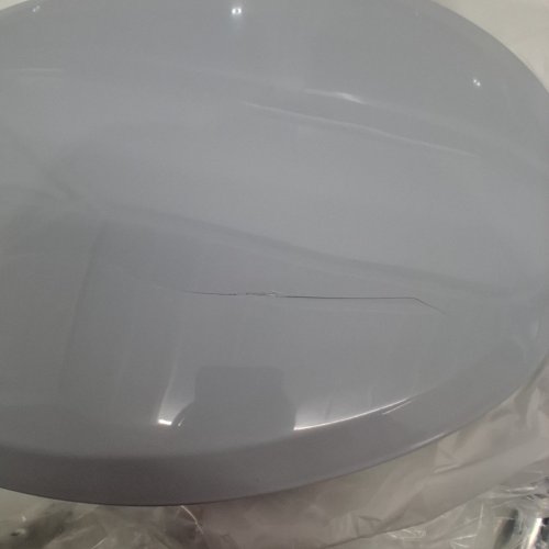 MEDLINE ELONGATED ALUMINUM BEDSIDE COMMODE WITH WHEELS - CAN BE USED AS RAISED TOILET SEAT - GREY (MODEL: G1-501LWX1) image 4