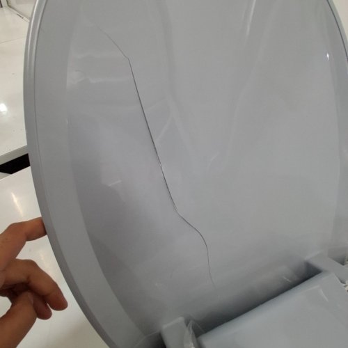 MEDLINE ELONGATED ALUMINUM BEDSIDE COMMODE WITH WHEELS - CAN BE USED AS RAISED TOILET SEAT - GREY (MODEL: G1-501LWX1) image 5