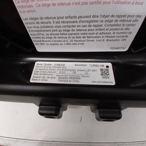 GRACO 2-IN-1 TURBOBOOSTER HIGHBACK TO BACKLESS BOOSTER CAR SEAT - 40-100LB MAX - BLACK (MODEL: 2168325) image 2