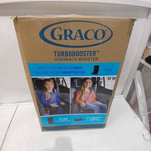 GRACO 2-IN-1 TURBOBOOSTER HIGHBACK TO BACKLESS BOOSTER CAR SEAT - 40-100LB MAX - BLACK (MODEL: 2168325) image 5