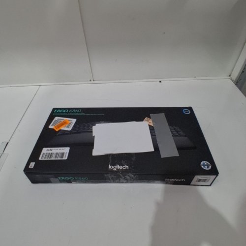 LOGITECH ERGO K860 BLUETOOTH WIRELESS ERGONOMIC KEYBOARD WITH BUILT-IN WRIST REST AND UNIFYING RECEIVER - BLACK (MODEL:‎ YR0072) image 4