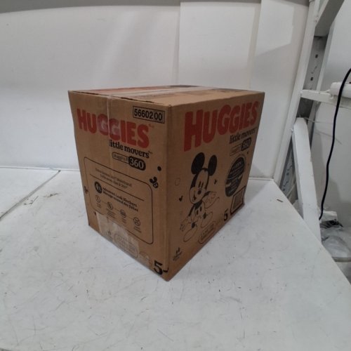 128PK DISNEY HUGGIES LITTLE MOVERS HUGGFIT 360 BABY DIAPERS - SIZE 5 - MICKEY MOUSE image 3