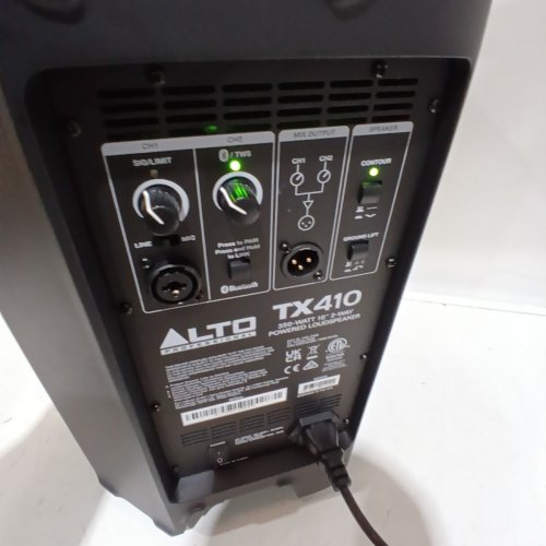 ALTO 350W POWERED PA SPEAKER WITH TWS BLUETOOTH - 2 CHANNEL MIXER - 10" MONITOR FOR MUSIC EVENT, BAND, DJ, REHEARSAL, VENUES - BLACK (MODEL: TX410) image 5