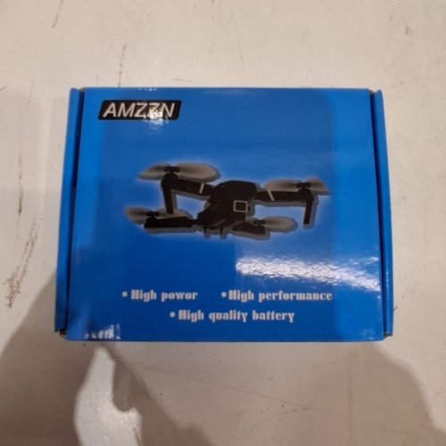 AMZZN 3S LIPO MINI DRONE WITH CAMERA, RC QUADCOPTER WITH HIGH-POWERED BATTERY - DARK GREY, BLACK image 2