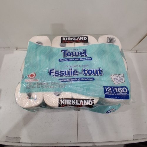 12PK KIRKLAND PAPER TOWEL - 160 SHEETS PER ROLL image 3