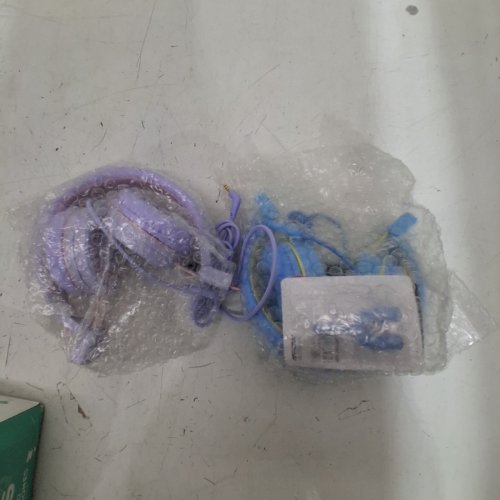 2PK KIDS MPOW WIRED HEADPHONES WITH SHARING SPLITTER - LIGHT PURPLE/ LIGHT BLUE (MODEL: BH360A) image 2