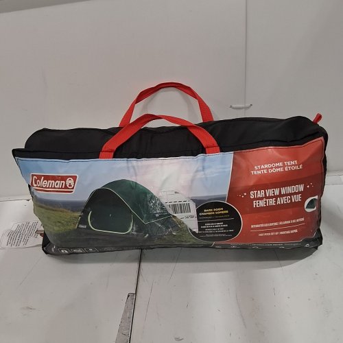 COLEMAN STARDOME DARKROOM CAMPING TENT - 10FT X 8FT (4 PERSON) - GREEN/BLACK image 6