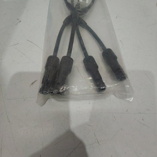 2PK SPARTAN POWER Y BRANCH 3 TO 1 CONNECTOR PARALLEL SOLAR PANEL CABLE - BLACK image 3