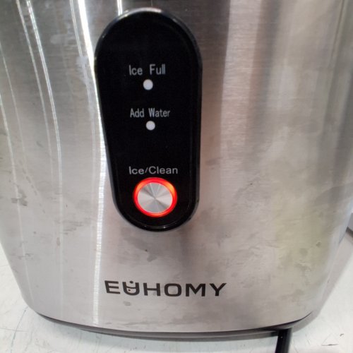 EUHOMY COUNTERTOP NUGGET ICE MAKER - MAKES 35LBS/DAY - STAINLESS STEEL (MODEL: IM-15S) image 2