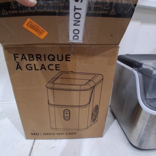 EUHOMY COUNTERTOP NUGGET ICE MAKER - MAKES 35LBS/DAY - STAINLESS STEEL (MODEL: IM-15S) image 5