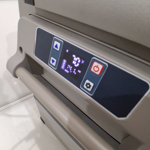 EUHOMY 12V PORTABLE COOLER/FREEZER FOR CAMPING OR HOME WITH APP CONTROL - 59QT -4F~68F - BLACK & GREY (MODEL: CF-55) image 2