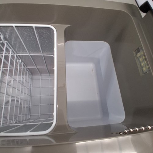 EUHOMY 12V PORTABLE COOLER/FREEZER FOR CAMPING OR HOME WITH APP CONTROL - 59QT -4F~68F - BLACK & GREY (MODEL: CF-55) image 4