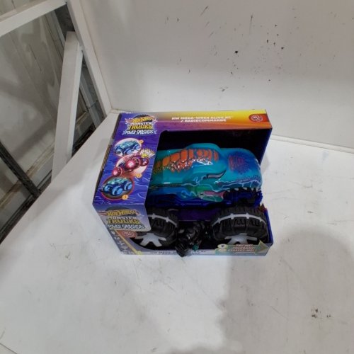 HOT WHEELS RC MONSTER TRUCK - BLUE (STYLE: MEGA-WREX) image 2