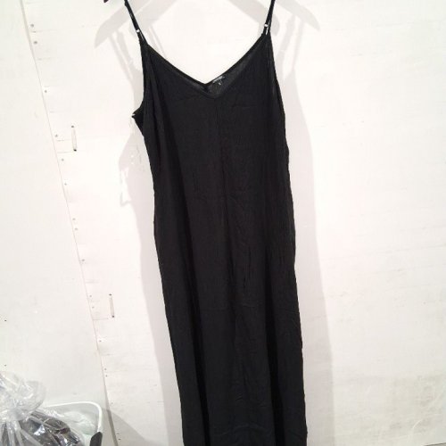 WOMEN'S GEORGE SPAGHETTI STRAP MAXI DRESS - EXTRA LARGE - BLACK image 2