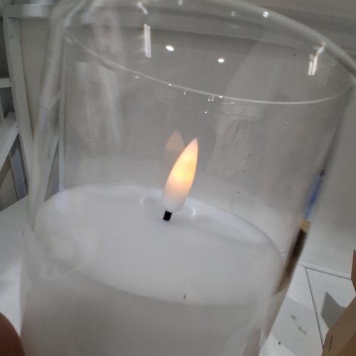 3PC EYWAMAGE FLAMELESS LED CANDLES - WHITE image 2